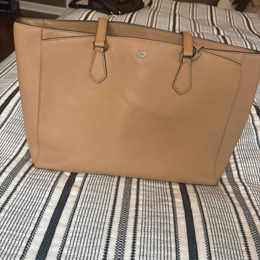 Tory Burch Tan Leather Tote